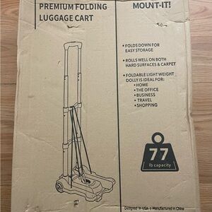 Premium Folding Luggage Cart New Never Opened